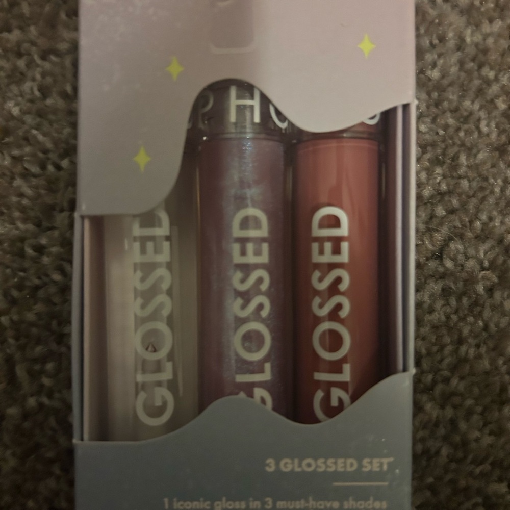 Sephora Glossed Lip Gloss Set - Pink, Purple, Red